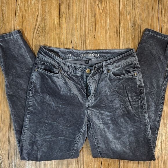 White House Black Market Denim - White House Black Market Velvet Skimmer Jeans